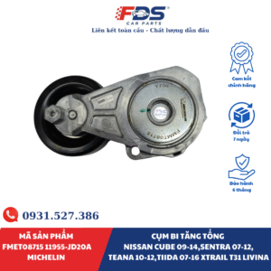 CỤM BI TĂNG TỔNG Nissan Cube 09-14,Sentra 07-12,Teana 10-12,Tiida 07-16 XTRAIL T31 LIVINA