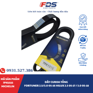 Dây Curoa Tổng Fortuner 2.5/3.0 05-16 Hilux 2.5 05-17 / 3.0 05-18
