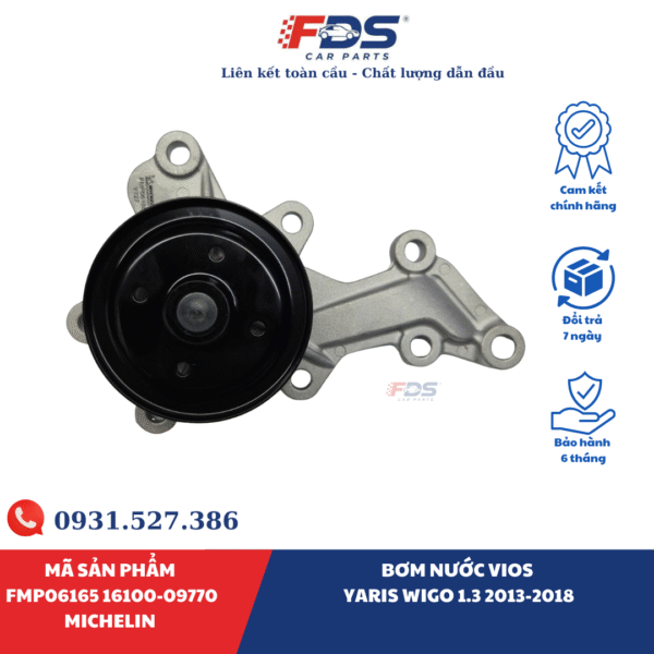 BƠM NƯỚC VIOS YARIS WIGO 1.3 2013-2018
