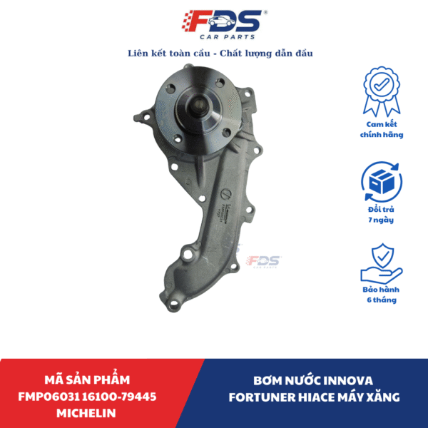 BƠM NƯỚC INNOVA FORTUNER HIACE MÁY XĂNG