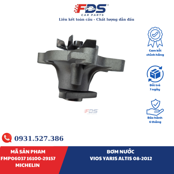 BƠM NƯỚC VIOS YARIS ALTIS 08-2012