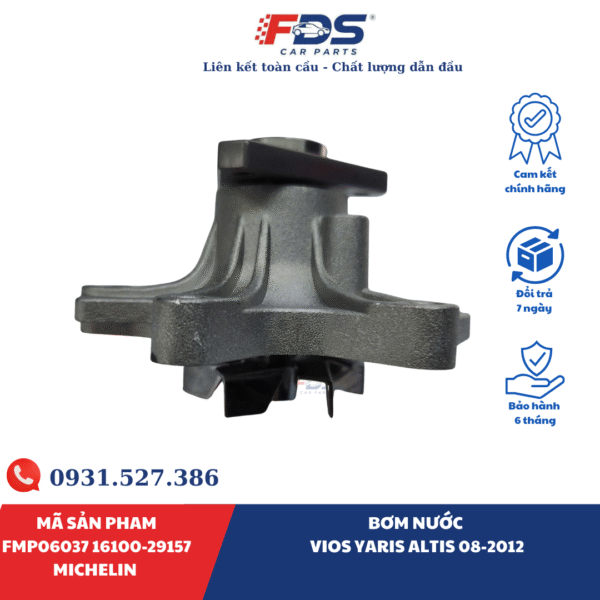 BƠM NƯỚC VIOS YARIS ALTIS 08-2012