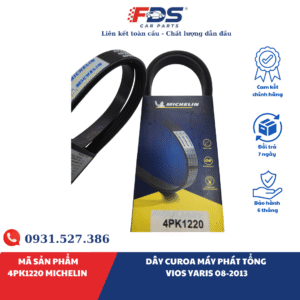 Dây Curoa MÁY PHÁT Tổng Vios YARIS 08-2013