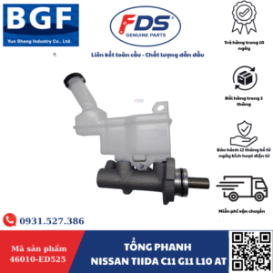 TỔNG PHANH NISSAN TIIDA C11 / G11 / L10 AT – HÃNG BGF | MÃ 46010-ED525