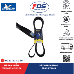 DÂY CUROA TỔNG FORD TRANSIT 2014 | MICHELIN 7PK2605