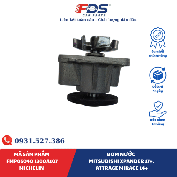Bơm Nước MITSUBISHI Xpander 17+. Attrage Mirage 14+