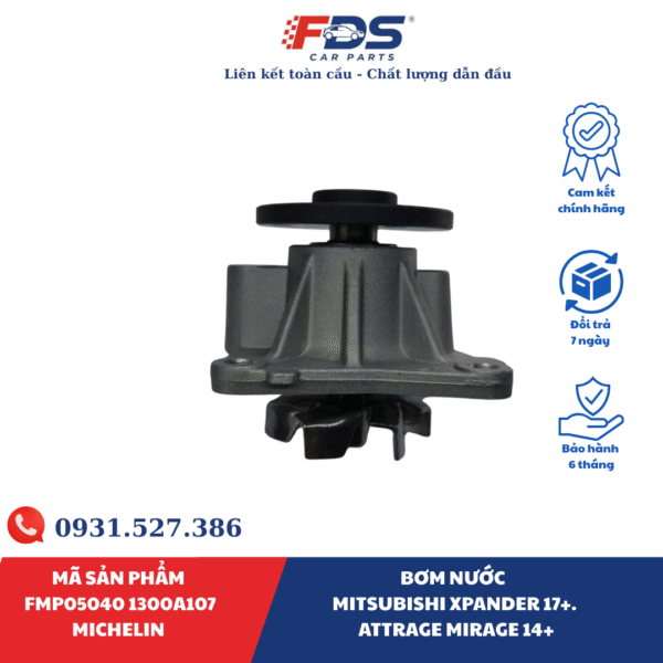 Bơm Nước MITSUBISHI Xpander 17+. Attrage Mirage 14+