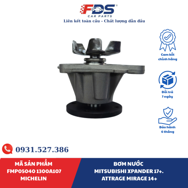 Bơm Nước MITSUBISHI Xpander 17+. Attrage Mirage 14+