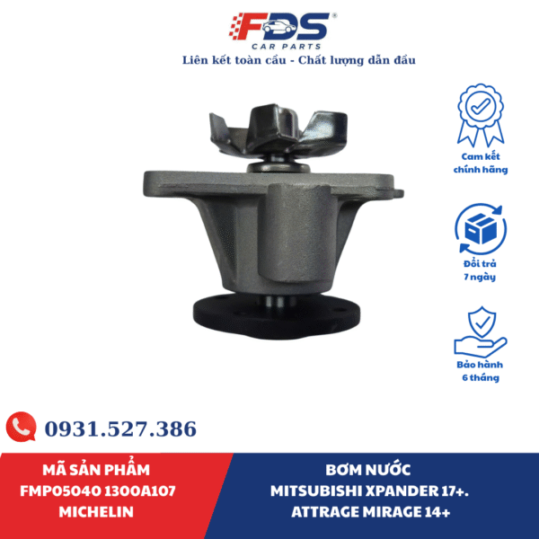 Bơm Nước MITSUBISHI Xpander 17+. Attrage Mirage 14+