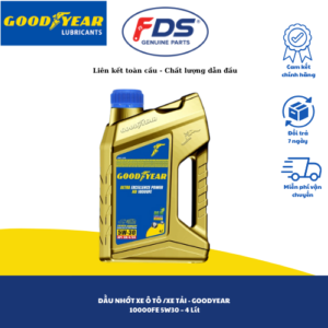 DẦU NHỚT XE Ô TÔ – XE TẢI ULTRA EXCELLENCE POWER 10000FE 5W30 – 4 LÍT GOODYEAR