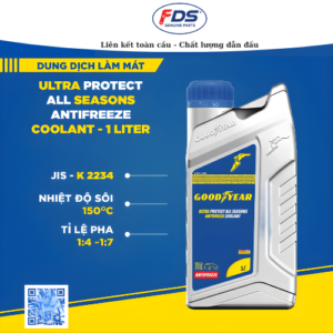 DUNG DỊCH LÀM MÁT ĐẬM ĐẶC ULTRA PROTECT ALL SEASONS ANTIFREEZE COOLANT – 1 LÍT GOODYEAR